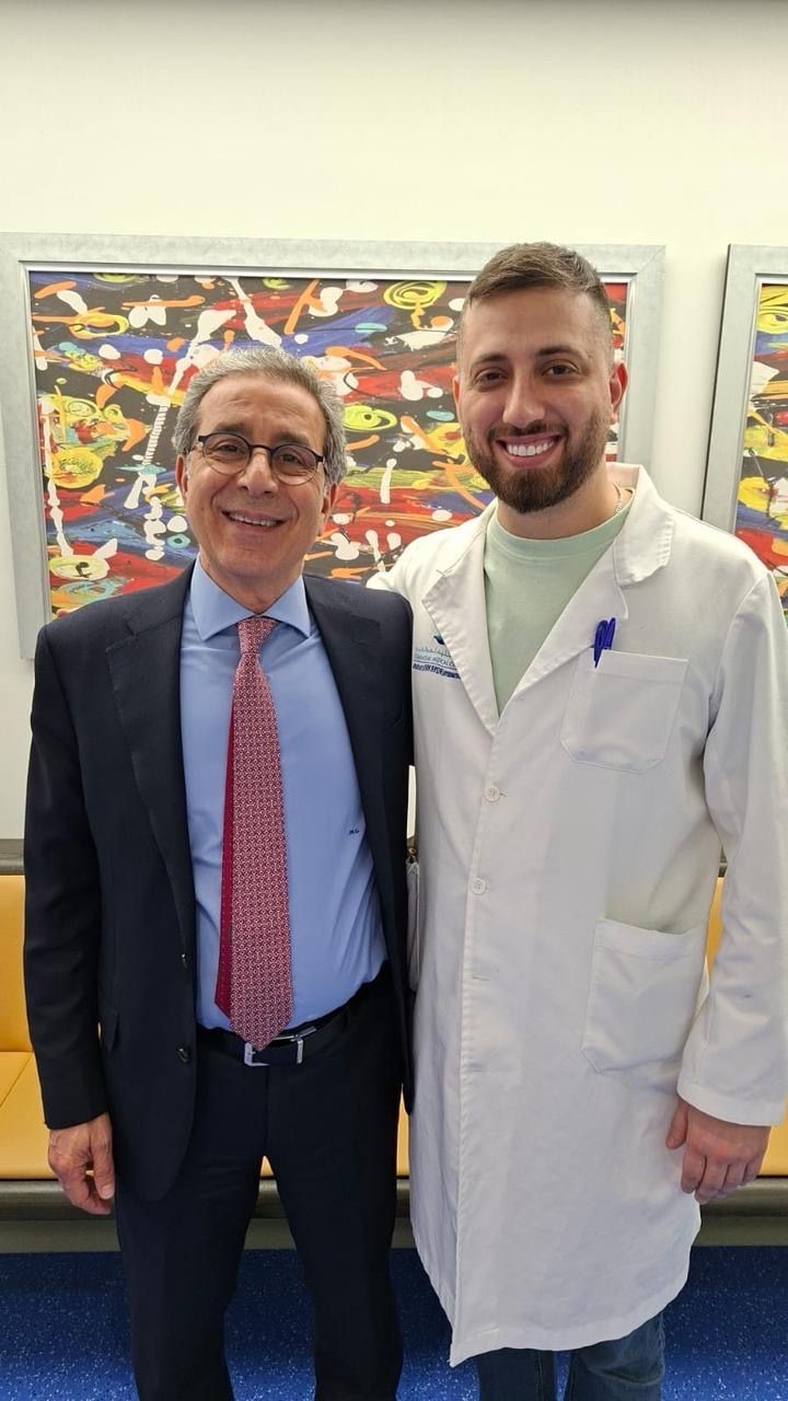 Prof. Marwan Ghosn with Dr. Mohamad Minhem